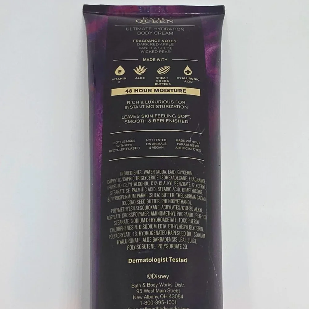 DISNEY VILLAINS EVIL QUEEN BATH & BODY WORKS BODY LOTION LIMITED EDITION